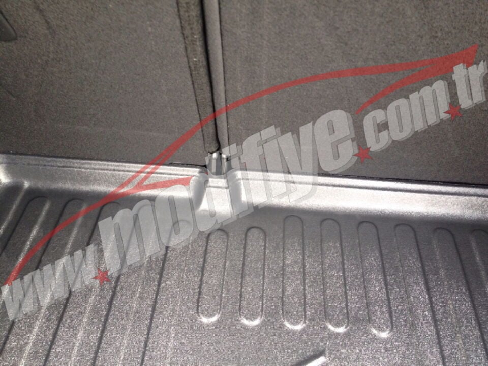 Citroën C3 Hatchback 2010-2017 Siyah 3D Kauçuk Kokusuz Bagaj Havuzu