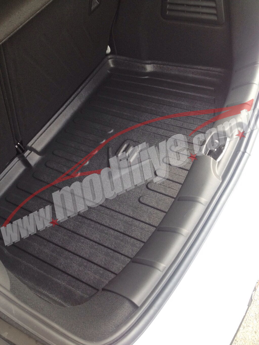 Citroën C3 Hatchback 2010-2017 Siyah 3D Kauçuk Kokusuz Bagaj Havuzu
