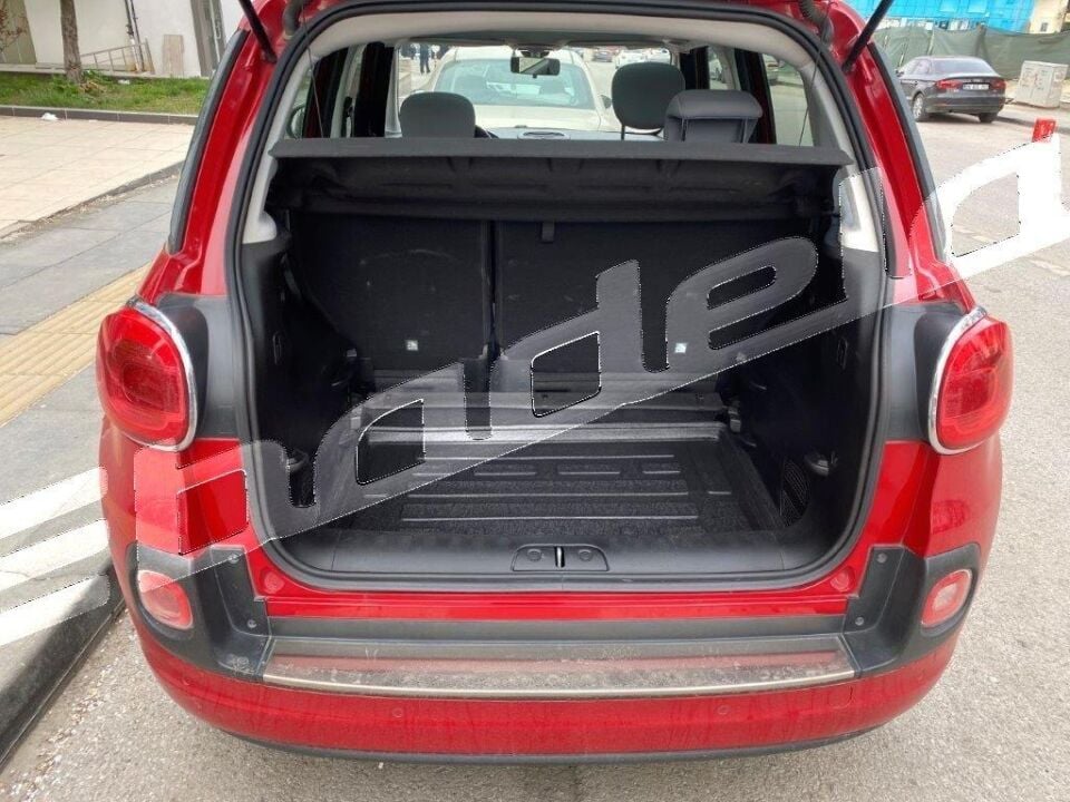 Fiat 500L 2013-2021 Siyah 3D Kauçuk Kokusuz Bagaj Havuzu