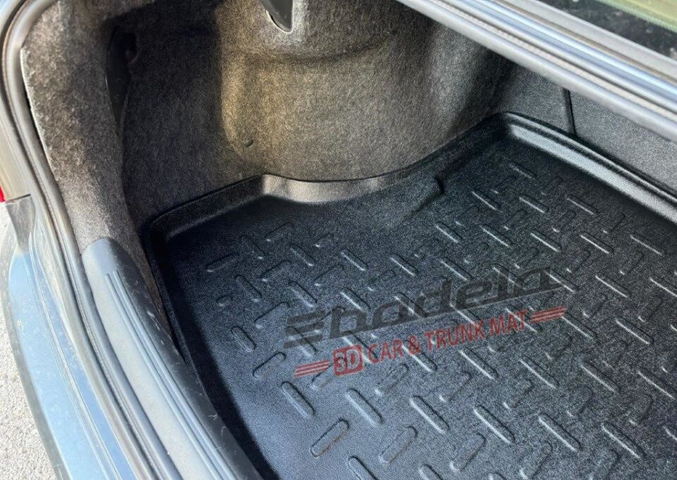 Honda Accord 2003-2008 Siyah 3D Kauçuk Kokusuz Bagaj Havuzu