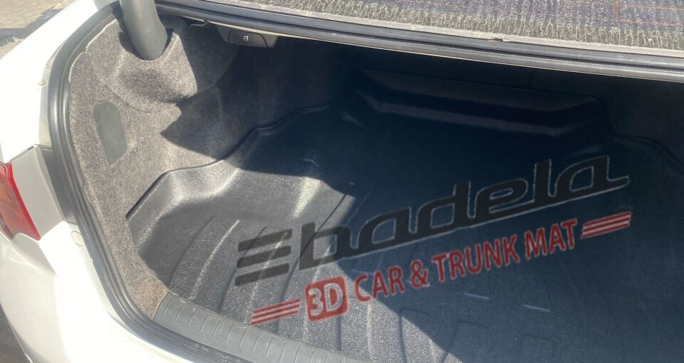 Honda Accord 2009-2015 Siyah 3D Kauçuk Kokusuz Bagaj Havuzu