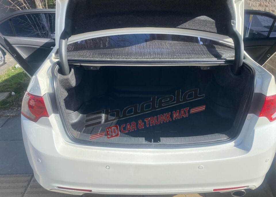 Honda Accord 2009-2015 Siyah 3D Kauçuk Kokusuz Bagaj Havuzu