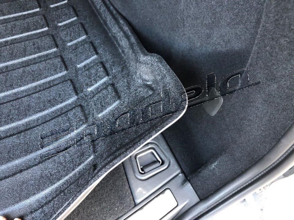 Volvo XC60 2017-2025 Siyah 3D Kauçuk Kokusuz Bagaj Havuzu