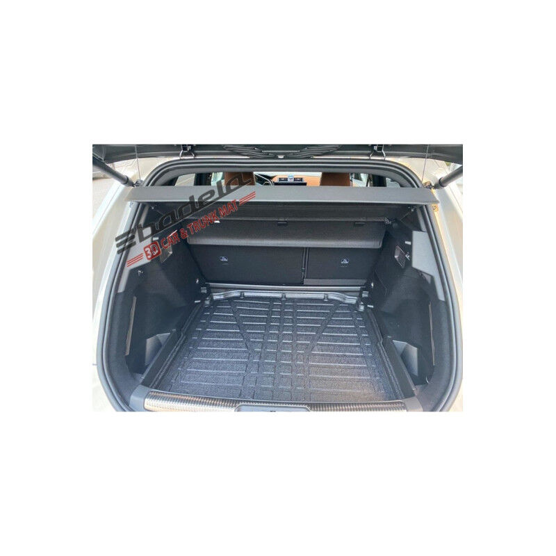 DS 7 2018-2026 Siyah 3D Kauçuk Kokusuz Bagaj Havuzu (Alt Kademe)