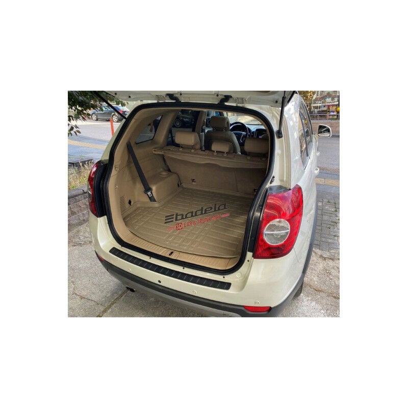 Chevrolet Captiva 2007-2014 Siyah 3D Kauçuk Kokusuz Bagaj Havuzu