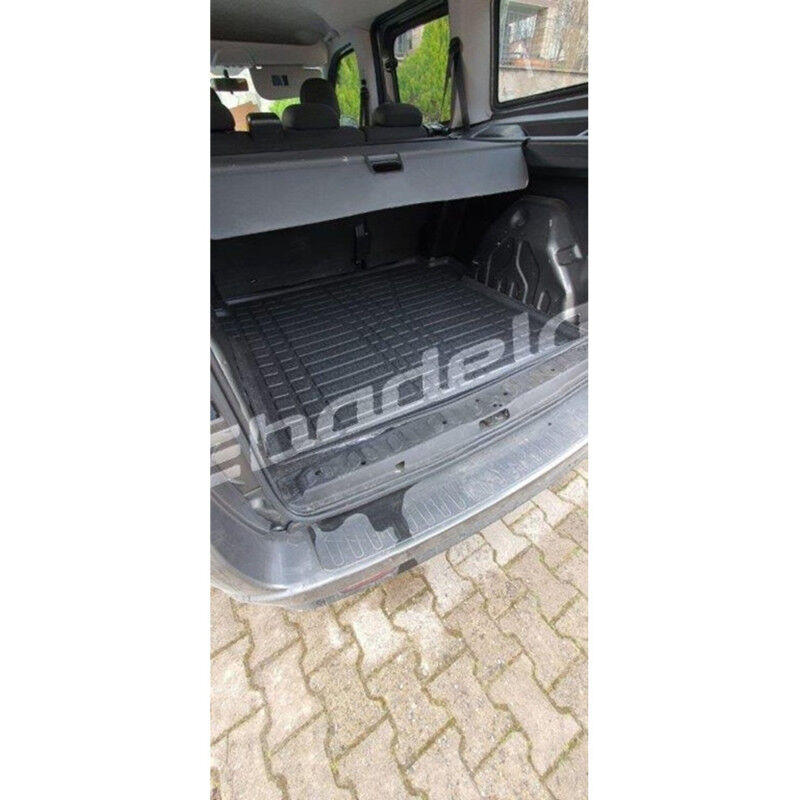 Fiat Doblo Maxi Koltuklu Uzun Şase 2010-2021 Siyah 3D Kauçuk Kokusuz Bagaj Havuzu