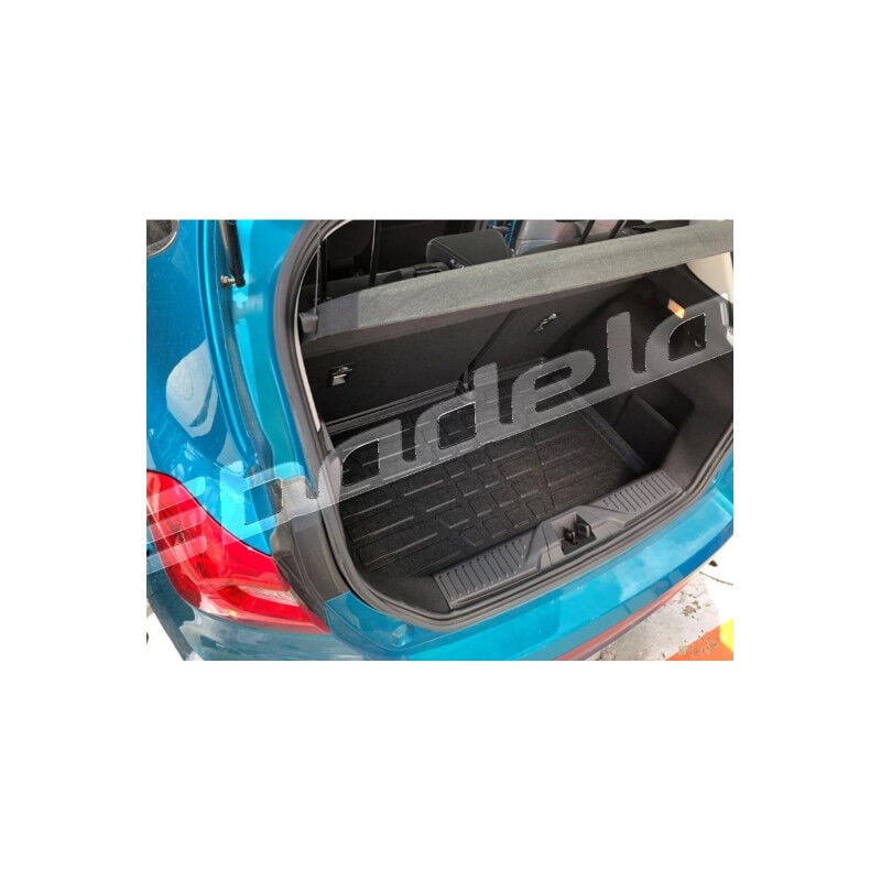 Ford Fiesta Hatchback 2017-2023 Siyah 3D Kauçuk Kokusuz Bagaj Havuzu