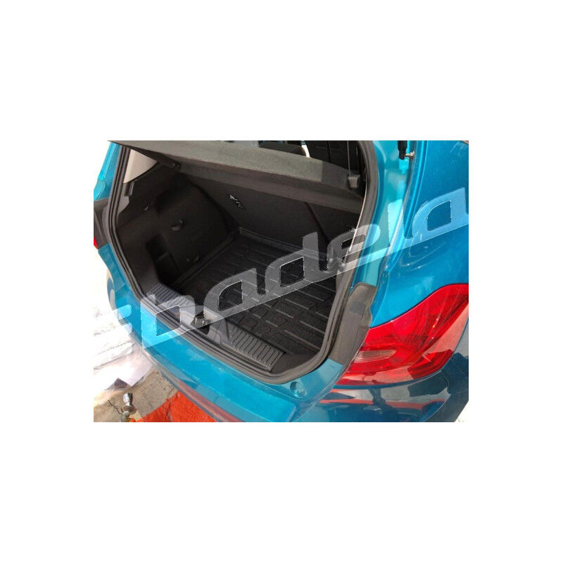 Ford Fiesta Hatchback 2017-2023 Siyah 3D Kauçuk Kokusuz Bagaj Havuzu