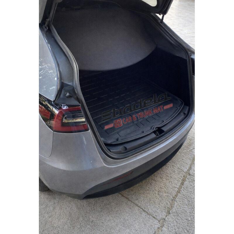 Tesla Model Y Legacy Elektrikli 2021 2025 Siyah 3D Kauçuk Kokusuz Bagaj Havuzu