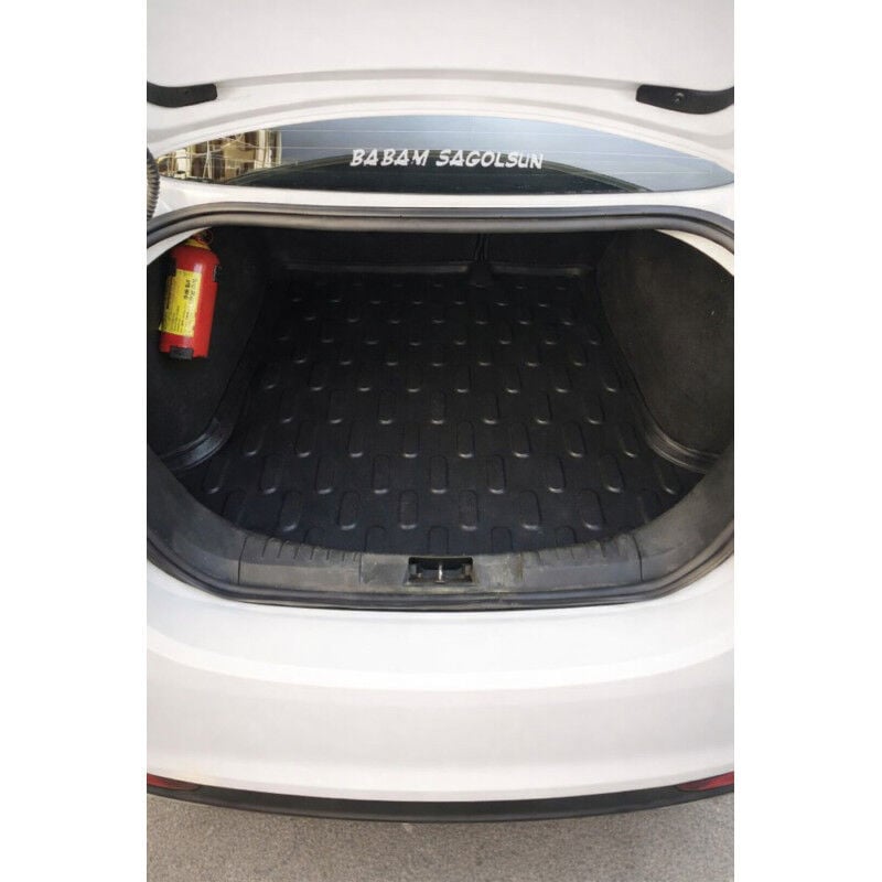 Ford Focus Sedan 2004-2011 Siyah 3D Kauçuk Kokusuz Bagaj Havuzu