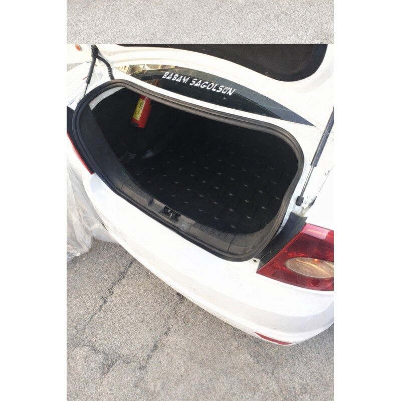 Ford Focus Sedan 2004-2011 Siyah 3D Kauçuk Kokusuz Bagaj Havuzu