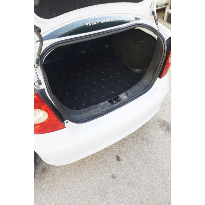 Ford Focus Sedan 2004-2011 Siyah 3D Kauçuk Kokusuz Bagaj Havuzu