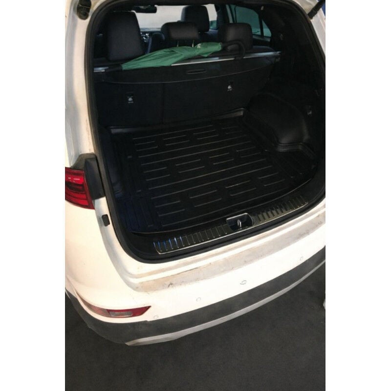 Kia Sportage 2016-2021 Siyah 3D Kauçuk Kokusuz Bagaj Havuzu