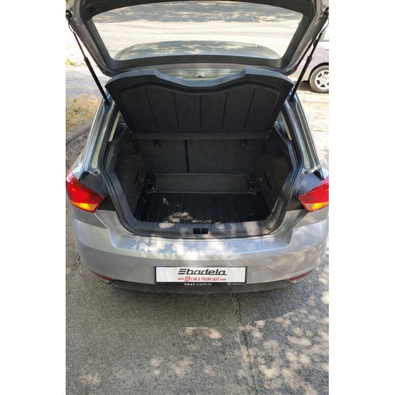 Seat Ibiza (KJ1) Alt Kademe Hatchback 2022-2025 Siyah 3D Kauçuk Kokusuz Bagaj Havuzu