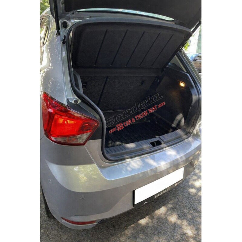 Seat Ibiza (KJ1) Alt Kademe Hatchback 2022-2025 Siyah 3D Kauçuk Kokusuz Bagaj Havuzu