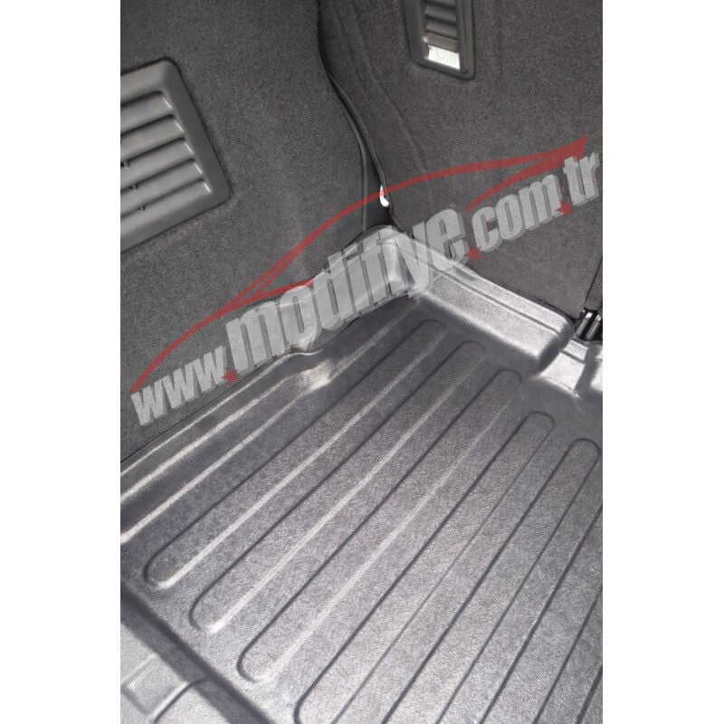 Citroen C3 Hatchback 2017-2024 Siyah 3D Kauçuk Kokusuz Bagaj Havuzu