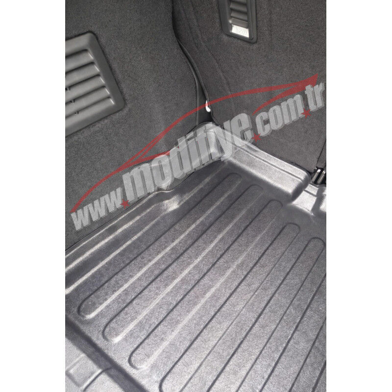 Citroën C3 Hatchback 2017-2024 Siyah 3D Kauçuk Kokusuz Bagaj Havuzu