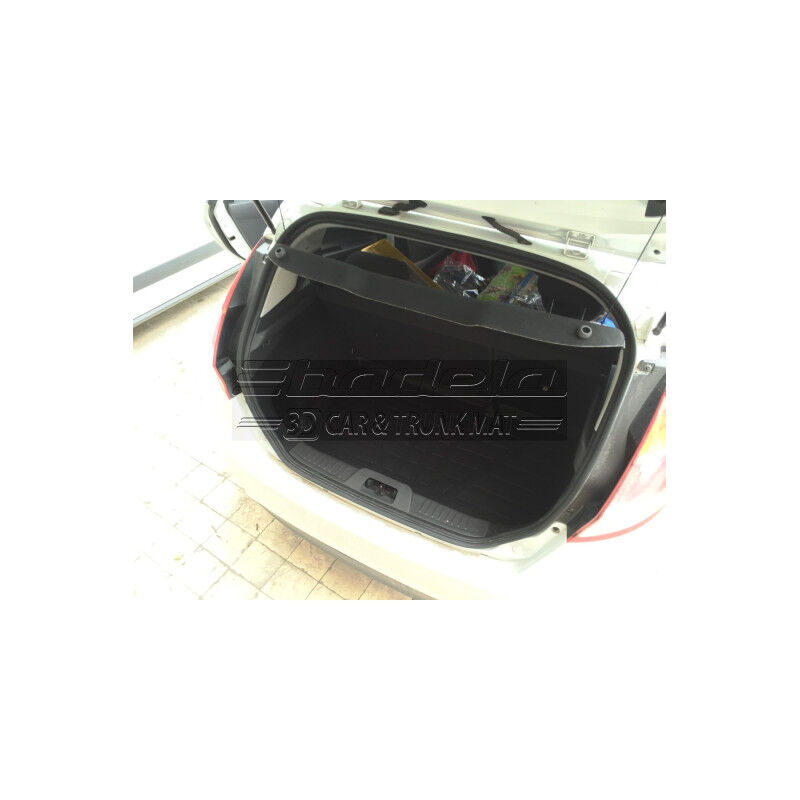 Ford Fiesta Hatchback 2008-2017 Siyah 3D Kauçuk Kokusuz Bagaj Havuzu