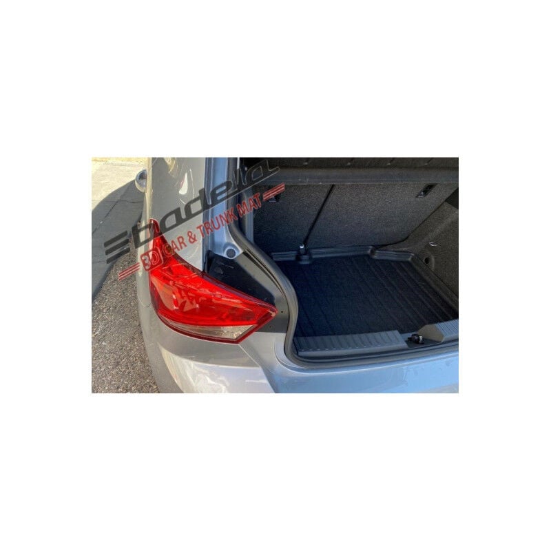 Seat Ibiza (KJ1) Hatchback 2017-2021 Siyah 3D Kauçuk Kokusuz Bagaj Havuzu
