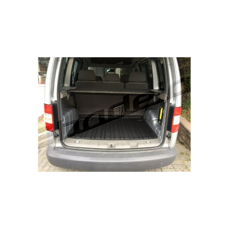Volkswagen Caddy 2005-2009 Siyah 3D Kauçuk Kokusuz Bagaj Havuzu