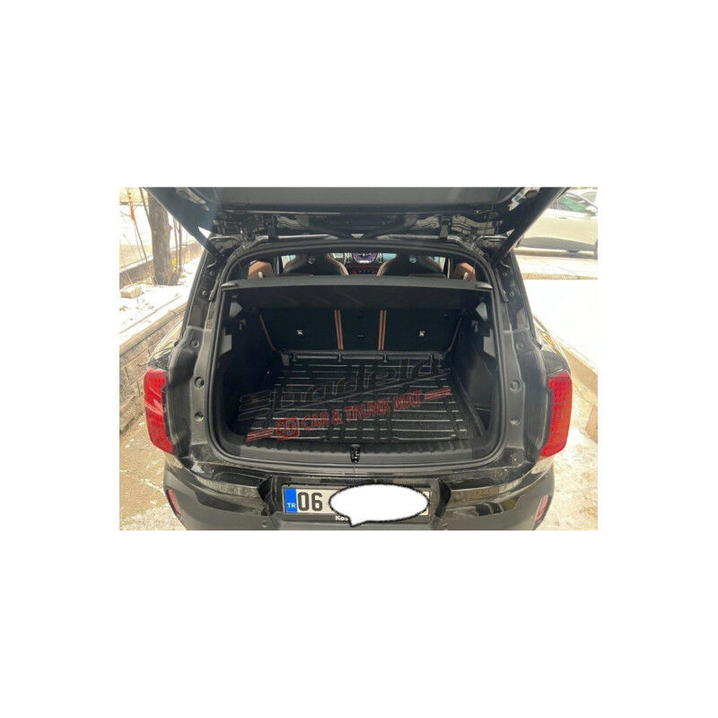 Mini Countryman U25 Elektrikli 2024-2026 Siyah 3D Kauçuk Kokusuz Bagaj Havuzu