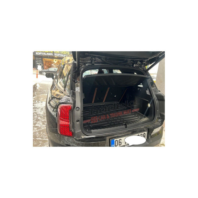 Mini Countryman U25 Elektrikli 2024-2026 Siyah 3D Kauçuk Kokusuz Bagaj Havuzu