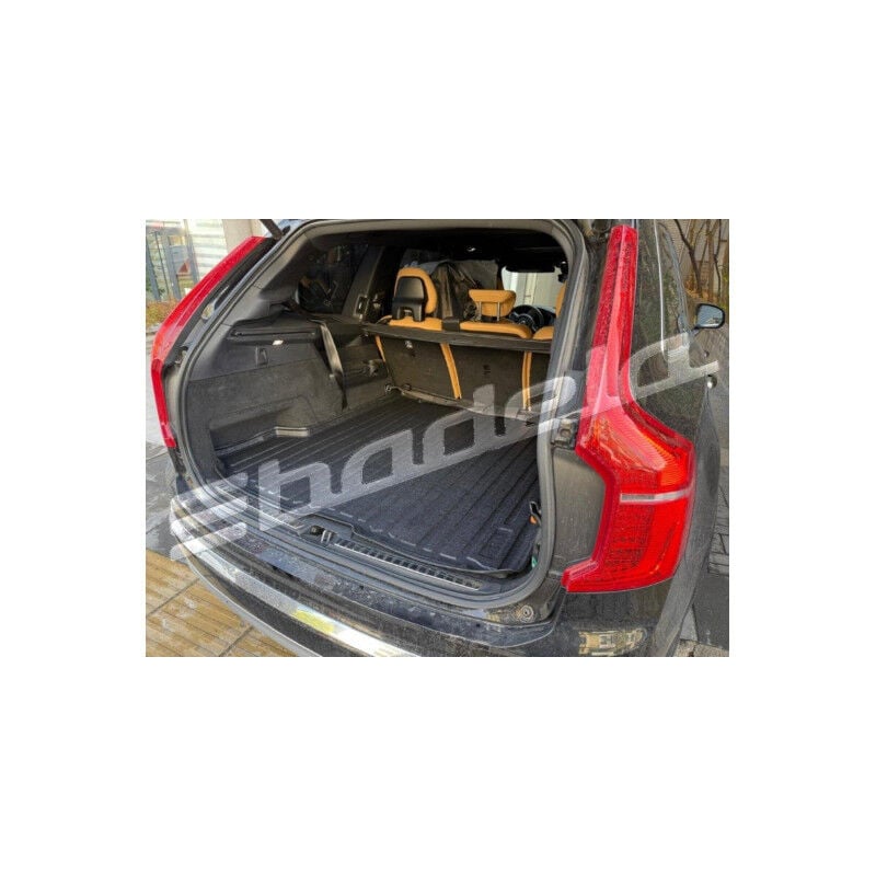 Volvo XC90 2015-2025 Siyah 3D Kauçuk Kokusuz Bagaj Havuzu