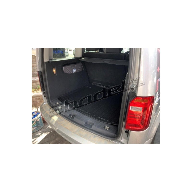 Volkswagen Caddy 2011-2020 Siyah 3D Kauçuk Kokusuz Bagaj Havuzu