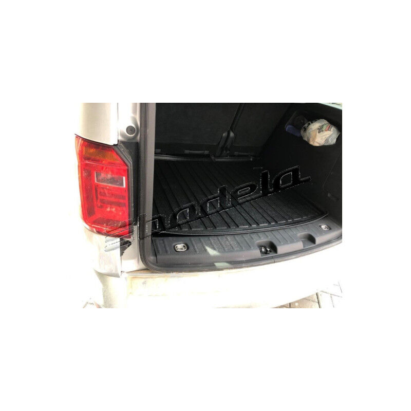 Volkswagen Caddy 2011-2020 Siyah 3D Kauçuk Kokusuz Bagaj Havuzu