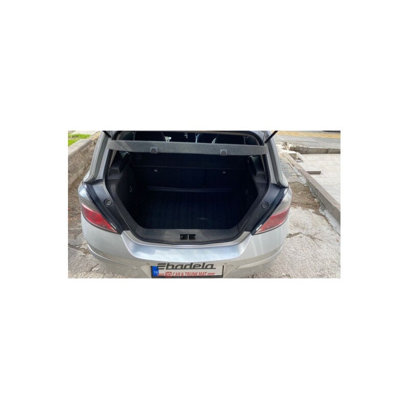 Opel Astra H HB Hatchback 2004-2015 Siyah 3D Kauçuk Kokusuz Bagaj Havuzu