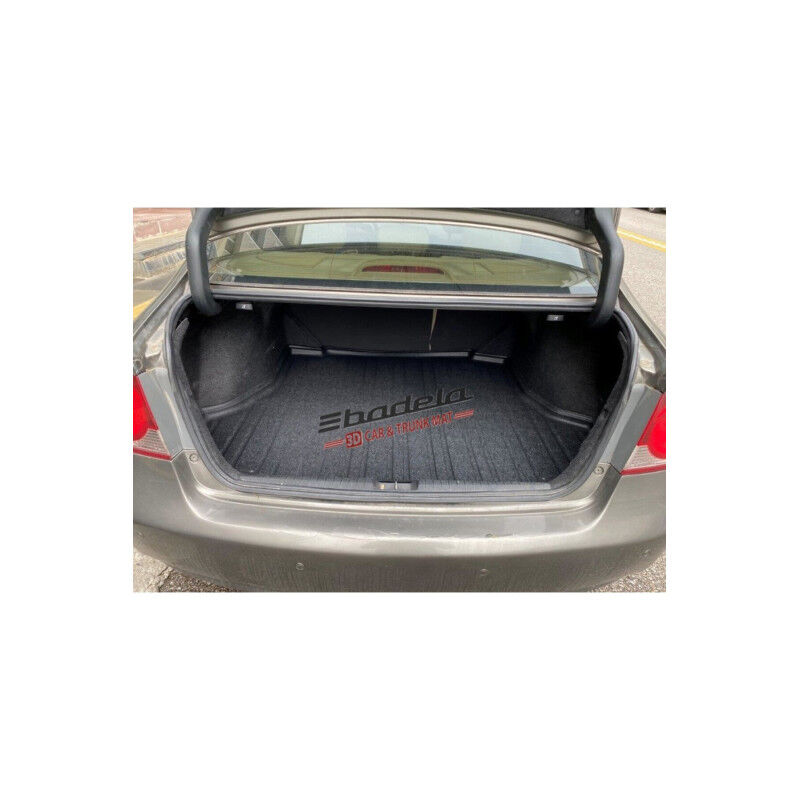 Honda Civic Sedan 2006-2012 Siyah 3D Kauçuk Kokusuz Bagaj Havuzu