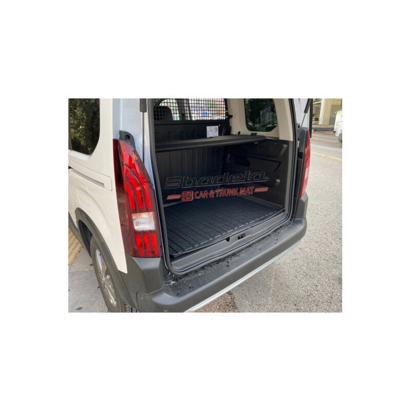Peugeot Rifter 2019-2026 Siyah 3D Kauçuk Kokusuz Bagaj Havuzu