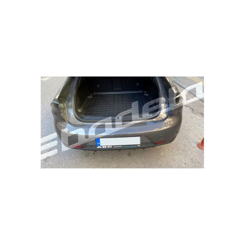Peugeot 508 Sedan 2019-2026 Siyah 3D Kauçuk Kokusuz Bagaj Havuzu