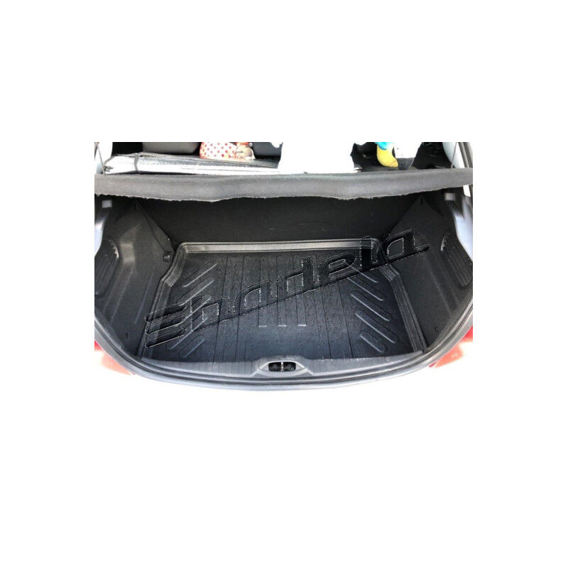 Peugeot 208 Hatchback 2012-2020 Siyah 3D Kauçuk Kokusuz Bagaj Havuzu