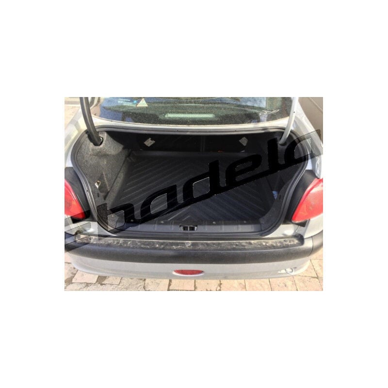 Peugeot 206 Sedan 2007-2011 Siyah 3D Kauçuk Kokusuz Bagaj Havuzu