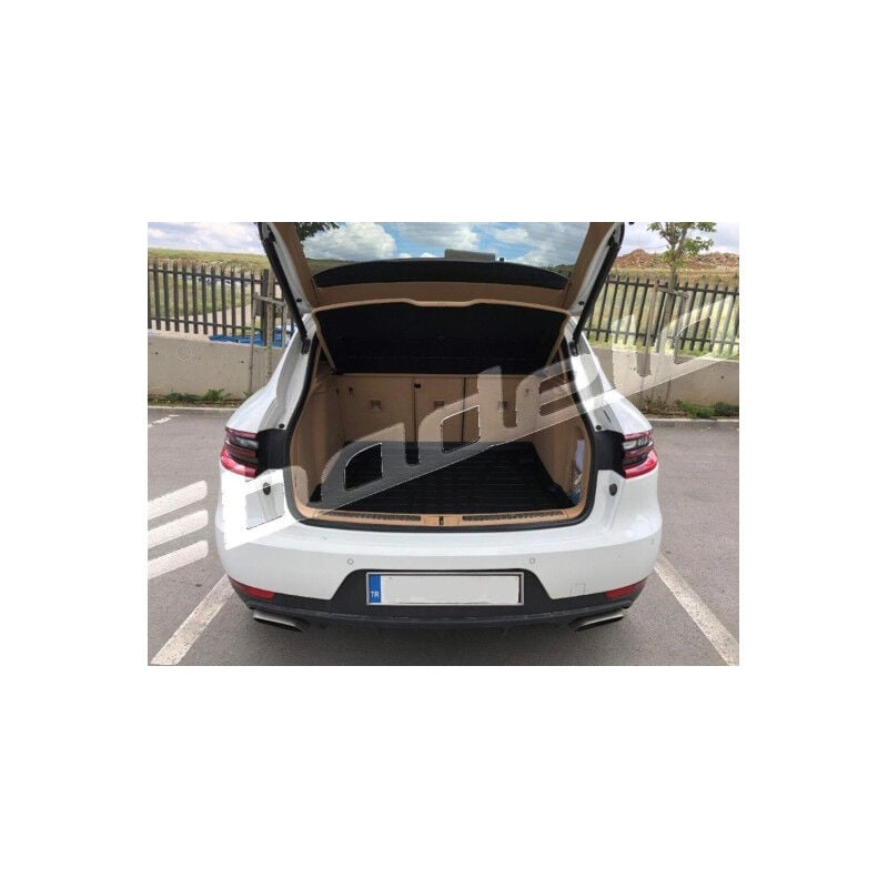 Porsche Macan 95B 2014-2020 Siyah 3D Kauçuk Kokusuz Bagaj Havuzu