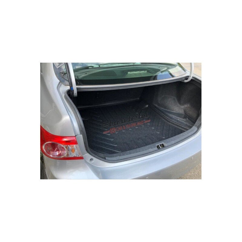 Toyota Corolla Sedan 2007-2012 Siyah 3D Kauçuk Kokusuz Bagaj Havuzu