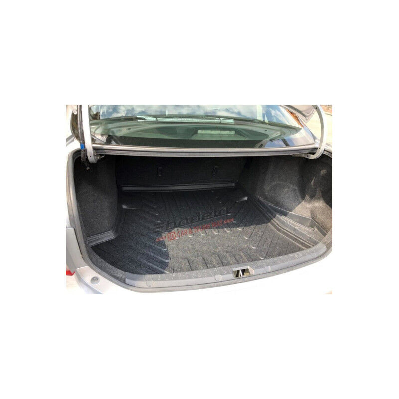 Toyota Corolla Sedan 2007-2012 Siyah 3D Kauçuk Kokusuz Bagaj Havuzu
