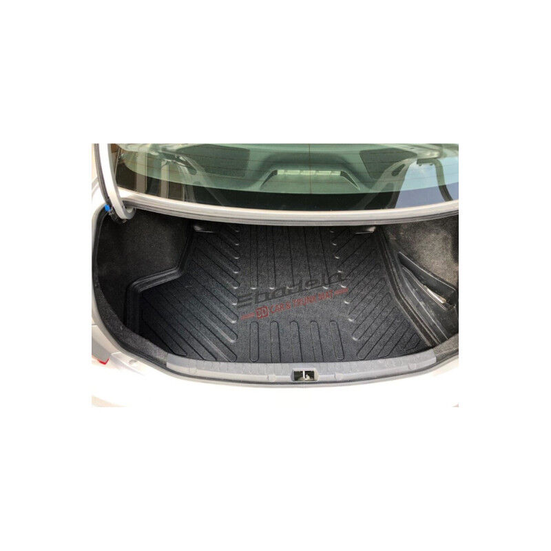 Toyota Corolla Sedan 2007-2012 Siyah 3D Kauçuk Kokusuz Bagaj Havuzu
