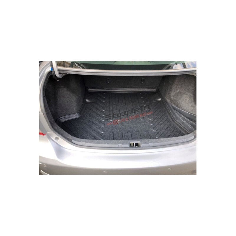 Toyota Corolla Sedan 2007-2012 Siyah 3D Kauçuk Kokusuz Bagaj Havuzu
