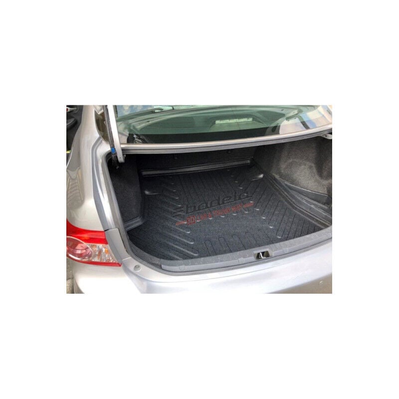 Toyota Corolla Sedan 2007-2012 Siyah 3D Kauçuk Kokusuz Bagaj Havuzu