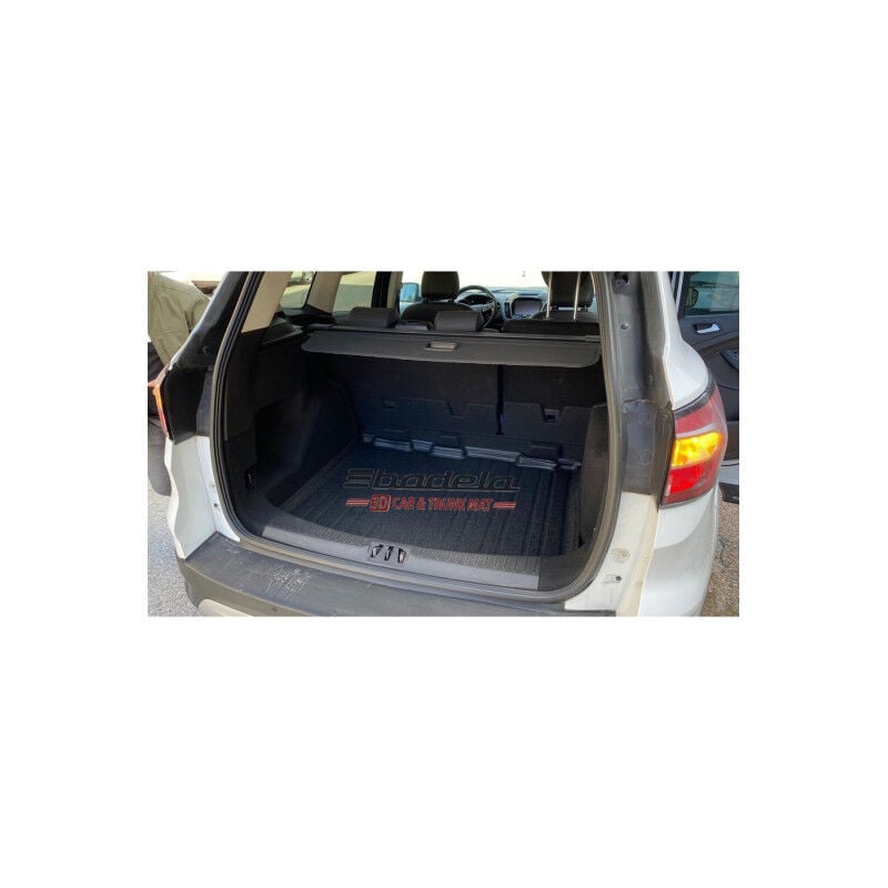 Ford Kuga 2013-2019 Siyah 3D Kauçuk Kokusuz Bagaj Havuzu