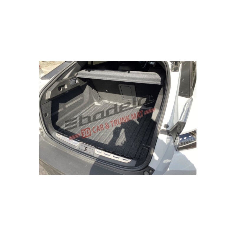 Peugeot 408 Fastback 2023-2026 Siyah 3D Kauçuk Kokusuz Bagaj Havuzu
