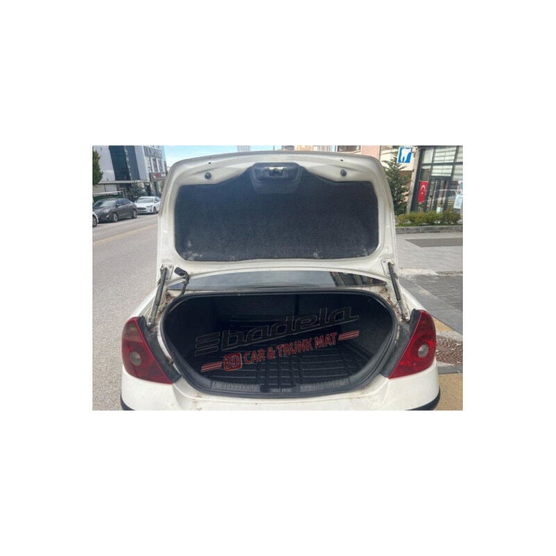 Ford Mondeo Sedan 2001-2007 Siyah 3D Kauçuk Kokusuz Bagaj Havuzu