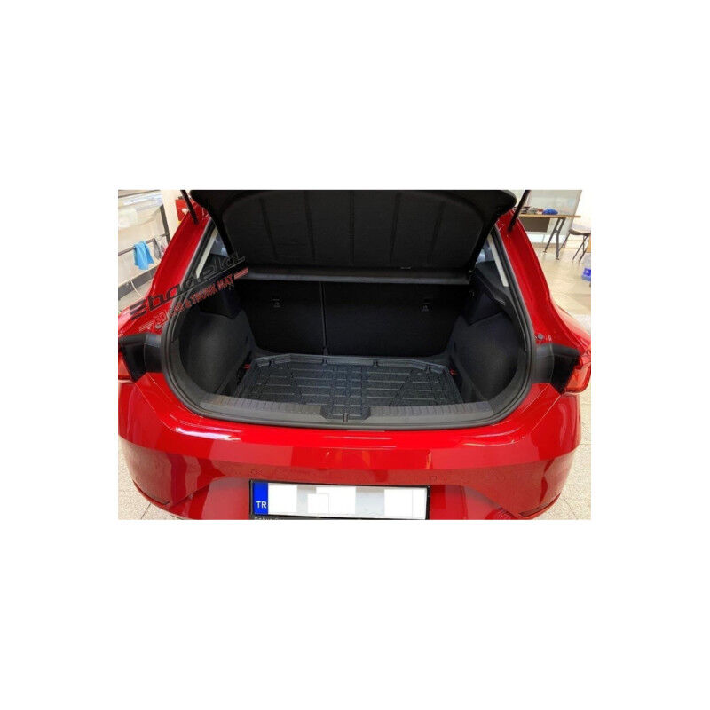 Seat Leon (KL1) Hatchback 2021-2025 Siyah 3D Kauçuk Kokusuz Bagaj Havuzu