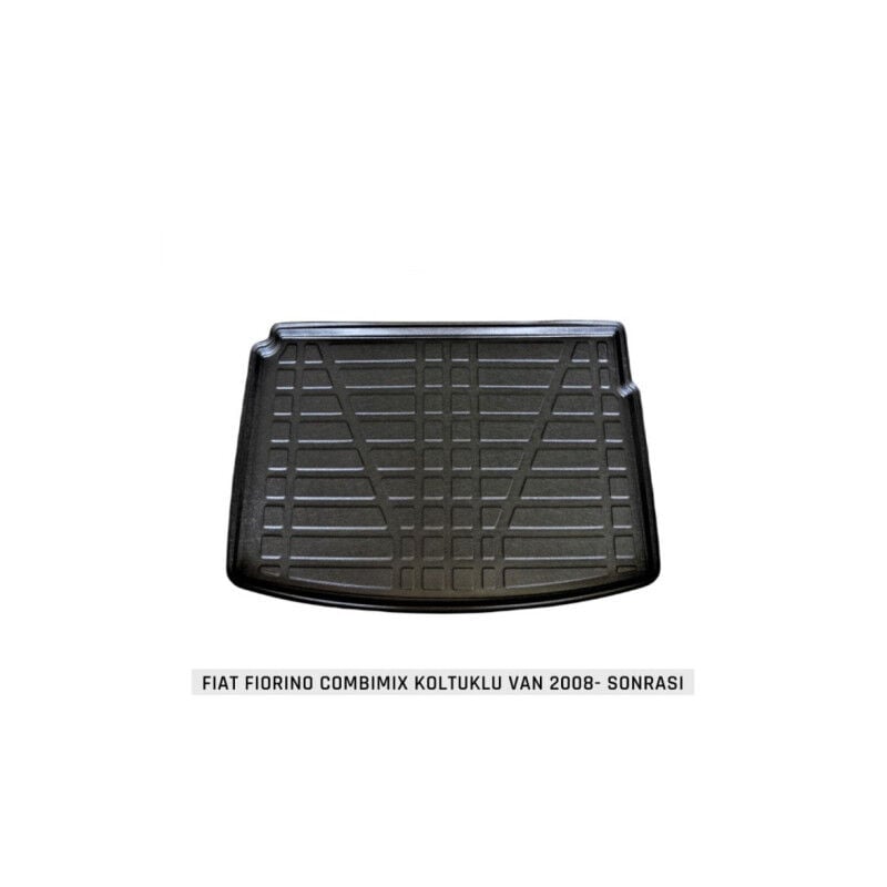 Fiat Fiorino 2008-2026 Siyah 3D Kauçuk Kokusuz Bagaj Havuzu