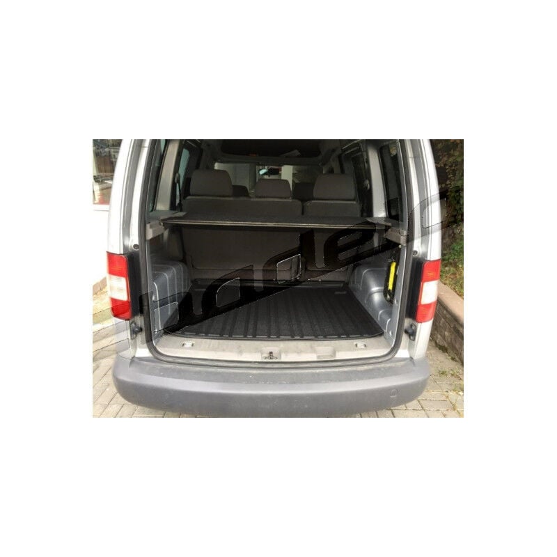 Volkswagen Caddy 2004-2010 Siyah 3D Kauçuk Kokusuz Bagaj Havuzu