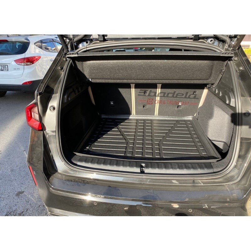 BMW X1 2015-2021 Siyah 3D Kauçuk Kokusuz Bagaj Havuzu