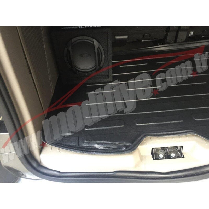 Ford Connect 75 PS 2003-2014 Uyumlu Siyah 3D Kauçuk Kokusuz Bagaj Havuzu
