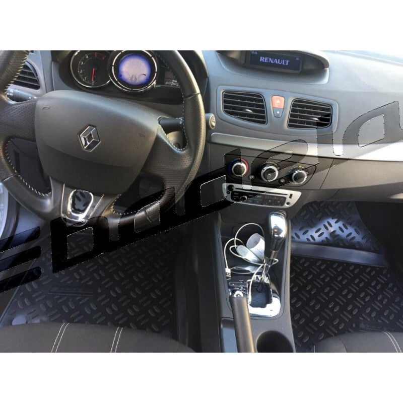 Badela Renault Fluence Sedan 2009-2016 Siyah 5D Havuzlu Oto Paspas Araca Özel Tam Uyumlu Tam Koruma